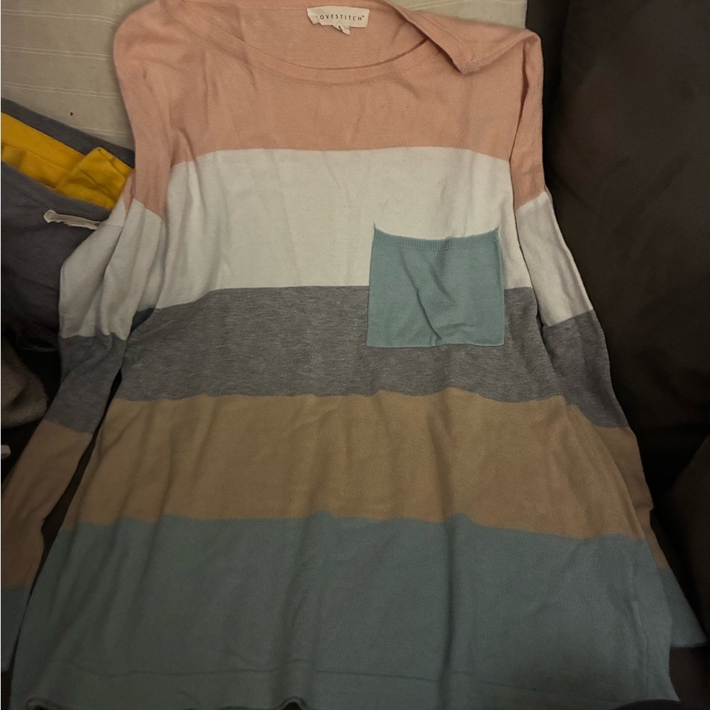 Lovestitch Multicolor Striped Sweater